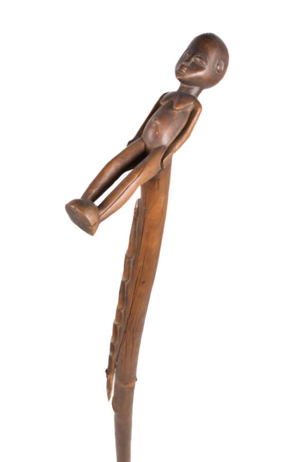 Power Stick / Scepter - Wood - Lobi - Burkina Faso - KF Schädler Certificate - 7