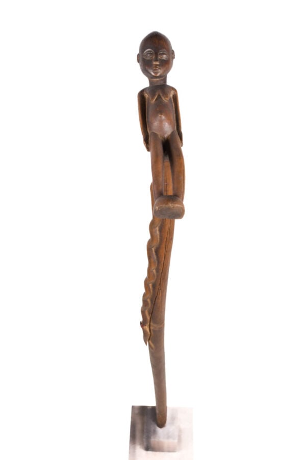 Power Stick / Scepter - Wood - Lobi - Burkina Faso - KF Schädler Certificate - 8