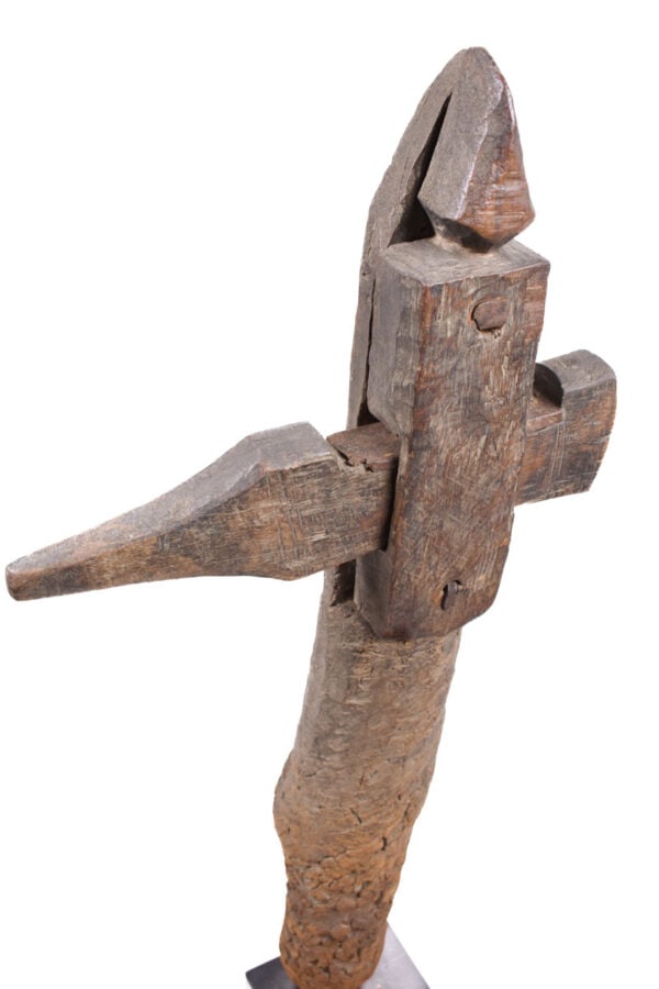 Door lock post - Wood - Bambara - Mali - 3