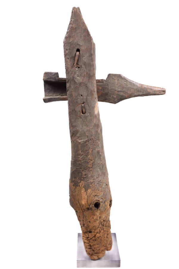 Door lock post - Wood - Bambara - Mali - 6