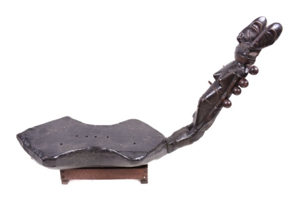Harp - Wood, Leather - Mangebetu - DR Congo - 2