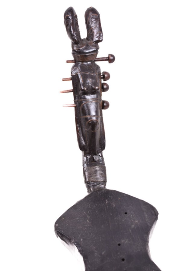 Harp - Wood, Leather - Mangebetu - DR Congo - 4