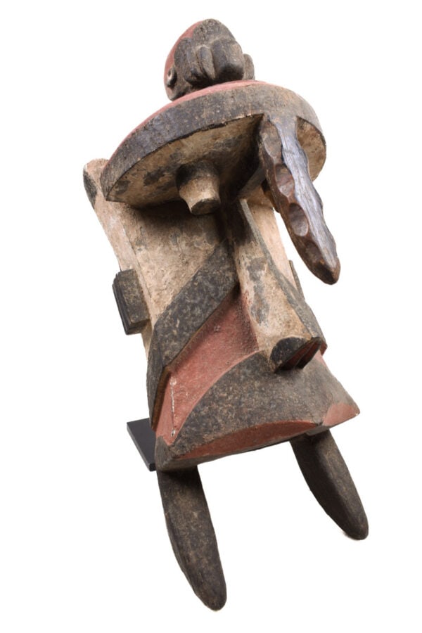 Elephant Mask - Wood - Ibo Izzi- Nigeria - 4