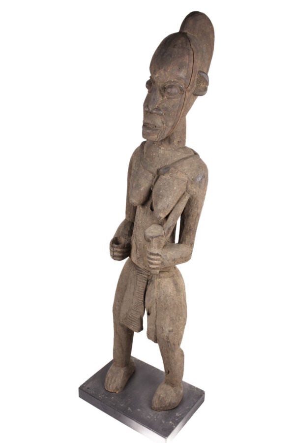 Memorial Figure - Wood - Bangwa - CameroonEnormous Bangwa figure, total length: 158 cm! Good - 2