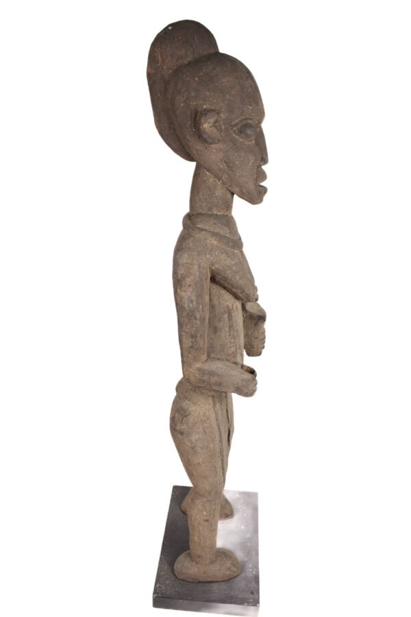 Memorial Figure - Wood - Bangwa - CameroonEnormous Bangwa figure, total length: 158 cm! Good - 5