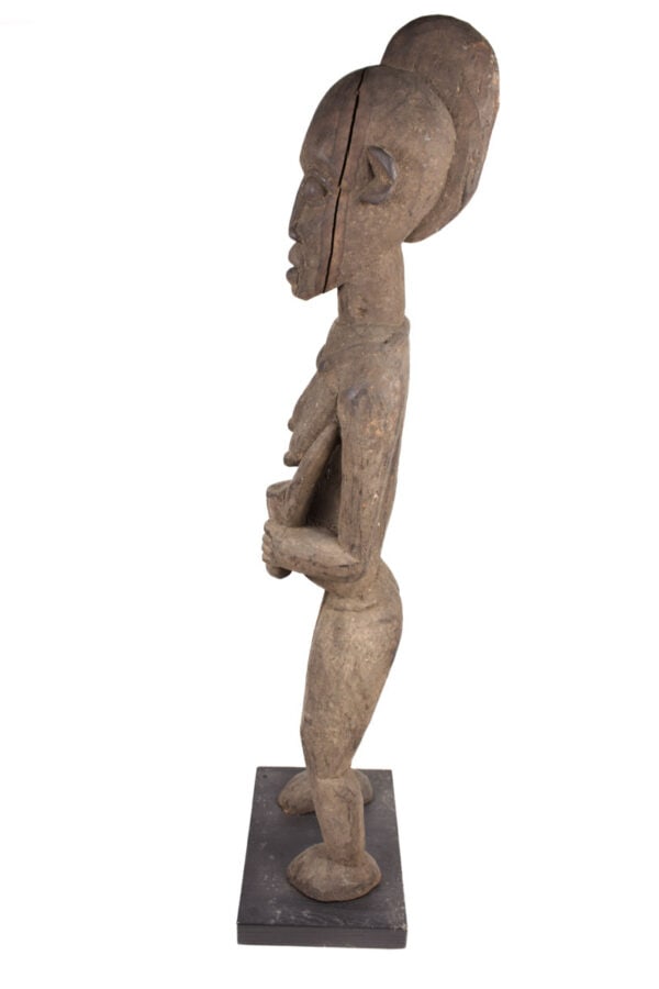 Memorial Figure - Wood - Bangwa - CameroonEnormous Bangwa figure, total length: 158 cm! Good - 7