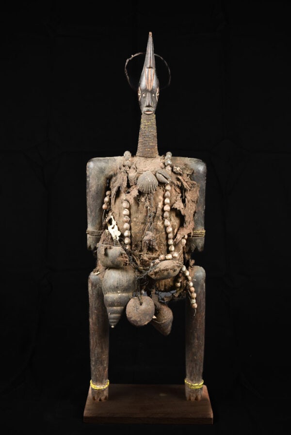 Fertility Doll – Wood, Shells, Beads – Namji – Cameroon - 2