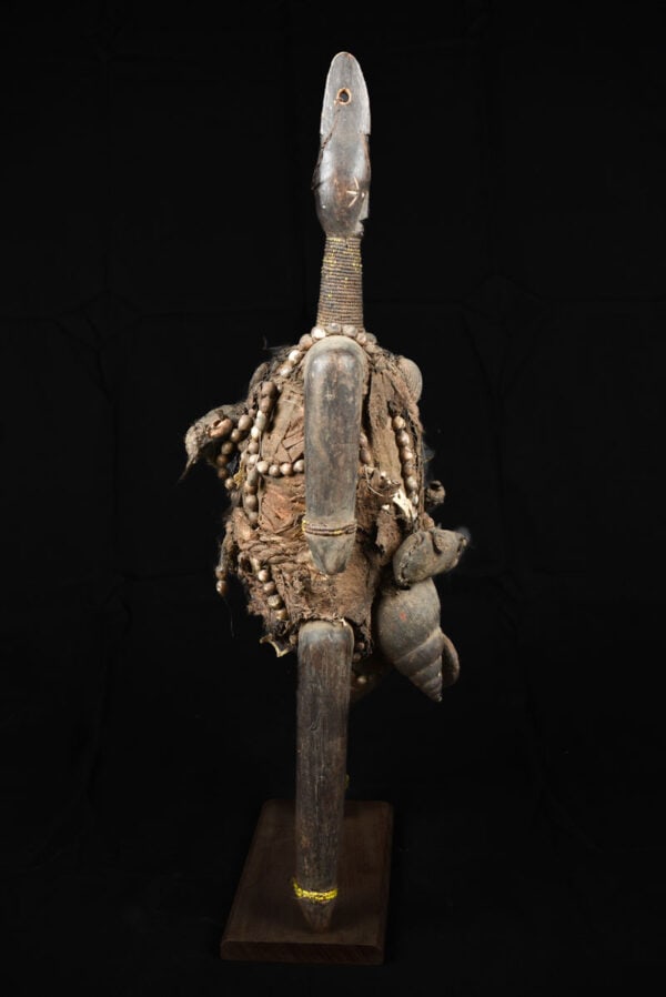 Fertility Doll – Wood, Shells, Beads – Namji – Cameroon - 3