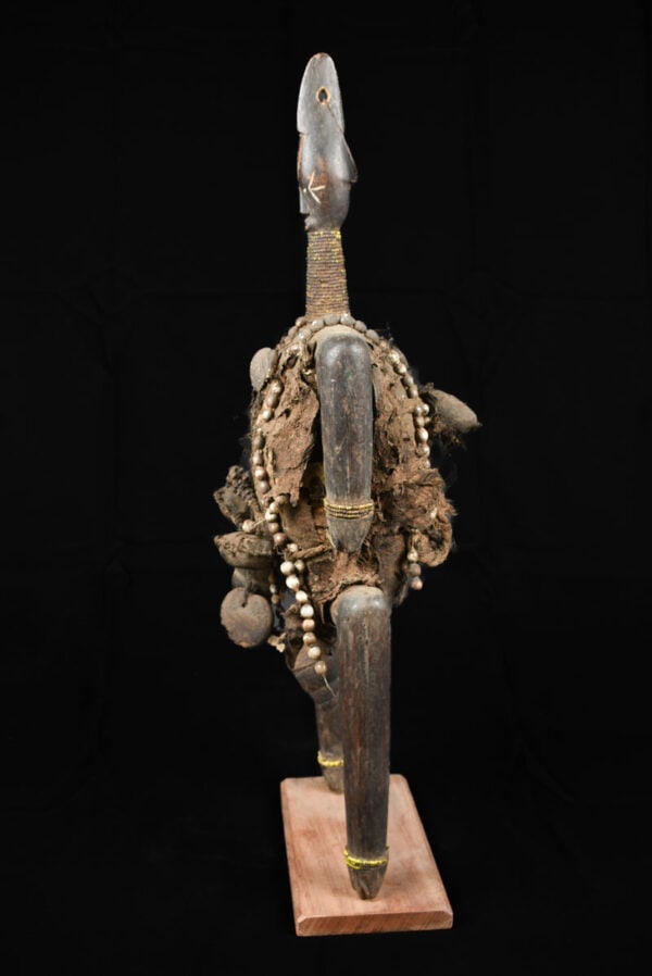 Fertility Doll – Wood, Shells, Beads – Namji – Cameroon - 4