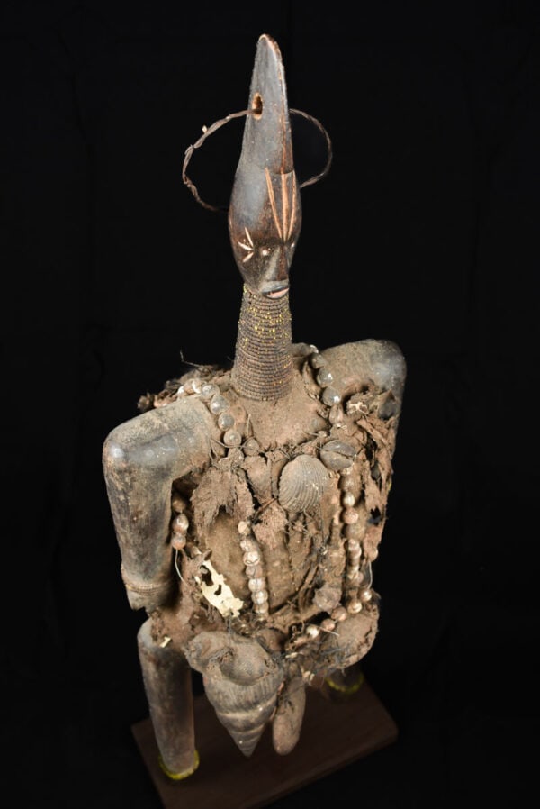 Fertility Doll – Wood, Shells, Beads – Namji – Cameroon - 6