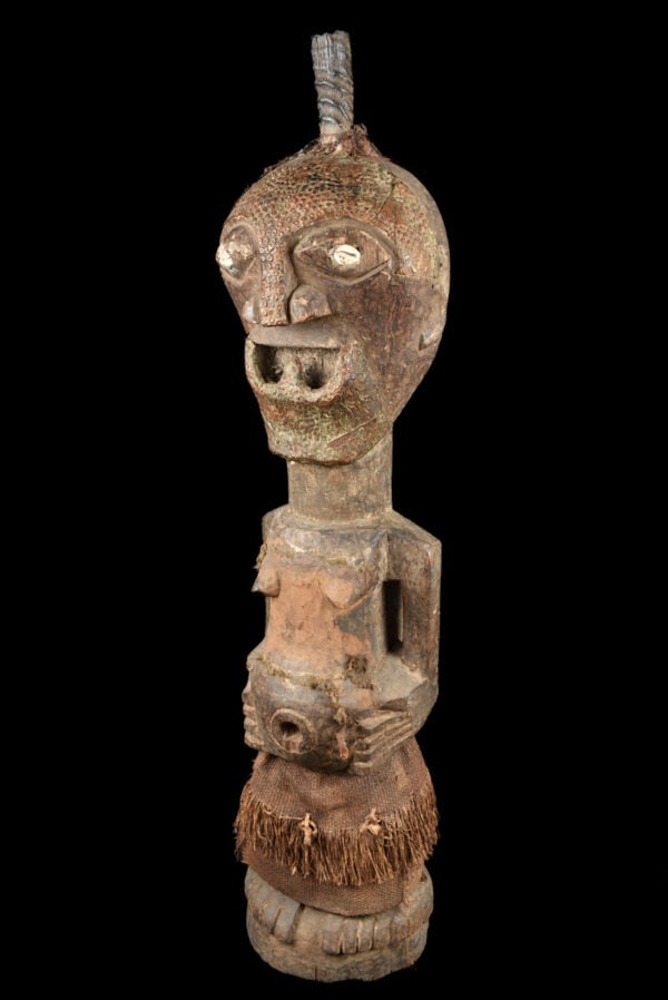 Power Figure – Wood. Horn, Copper – Songye – Congo - 2