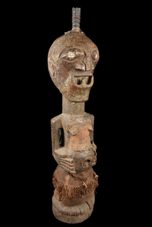 Power Figure – Wood. Horn, Copper – Songye – Congo - 3