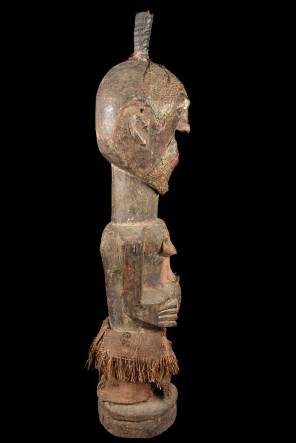 Power Figure – Wood. Horn, Copper – Songye – Congo - 4