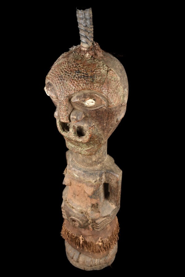 Power Figure – Wood. Horn, Copper – Songye – Congo - 7