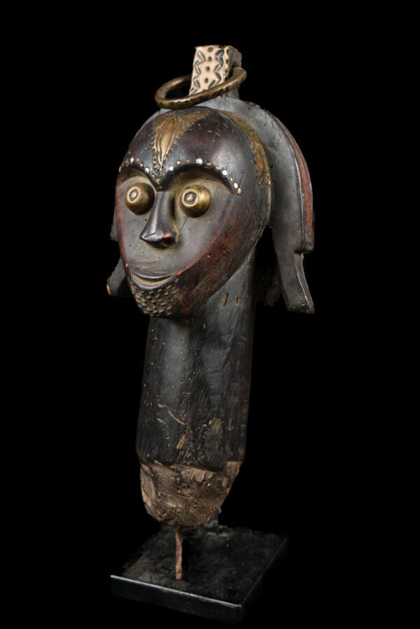 Reliquary Byeri Head - Wood, Metal - Fang - Gabon - 2
