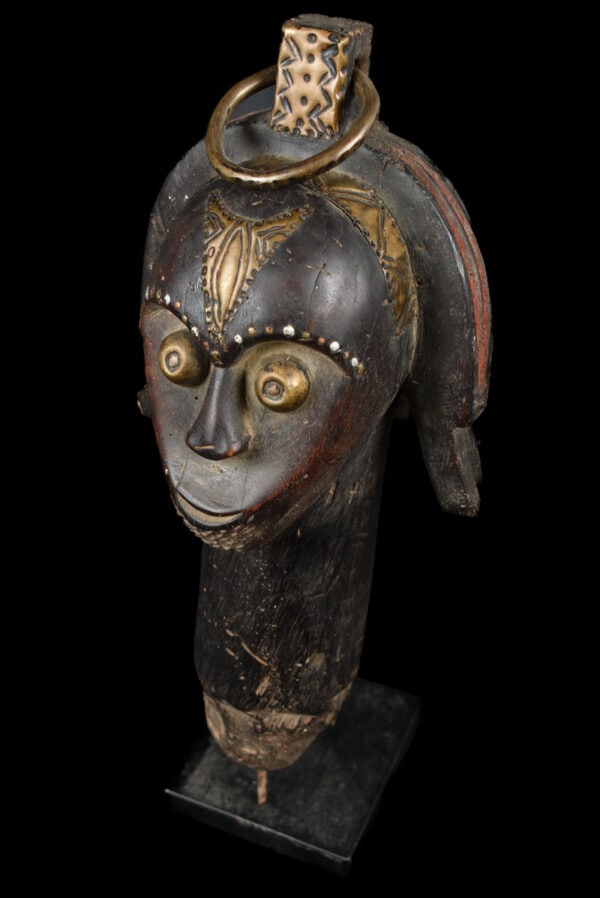 Reliquary Byeri Head - Wood, Metal - Fang - Gabon - 7