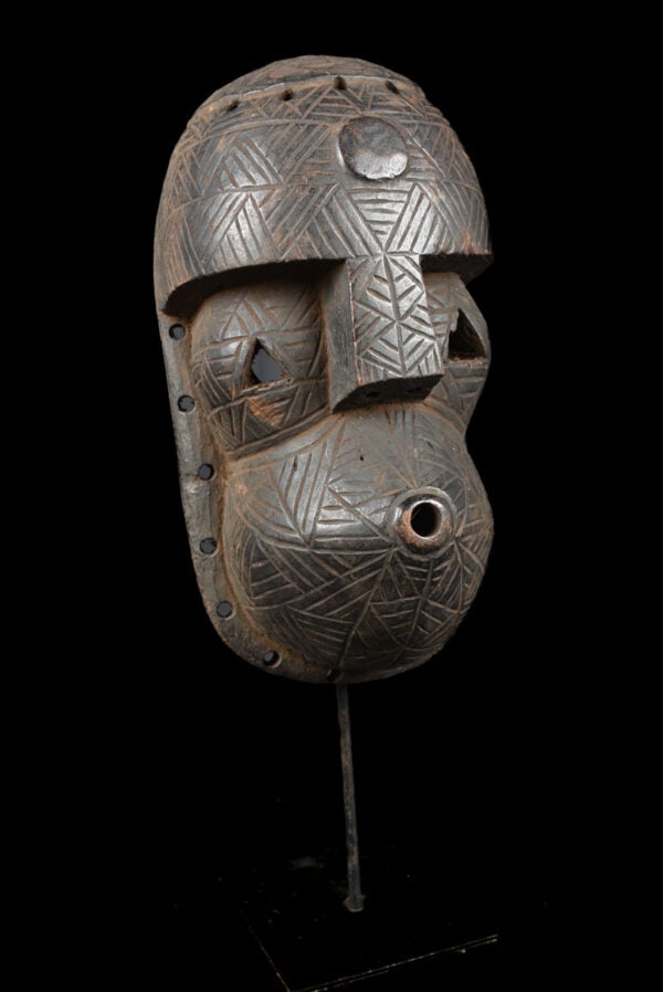 Mask - Wood - Tetela - Congo - 4
