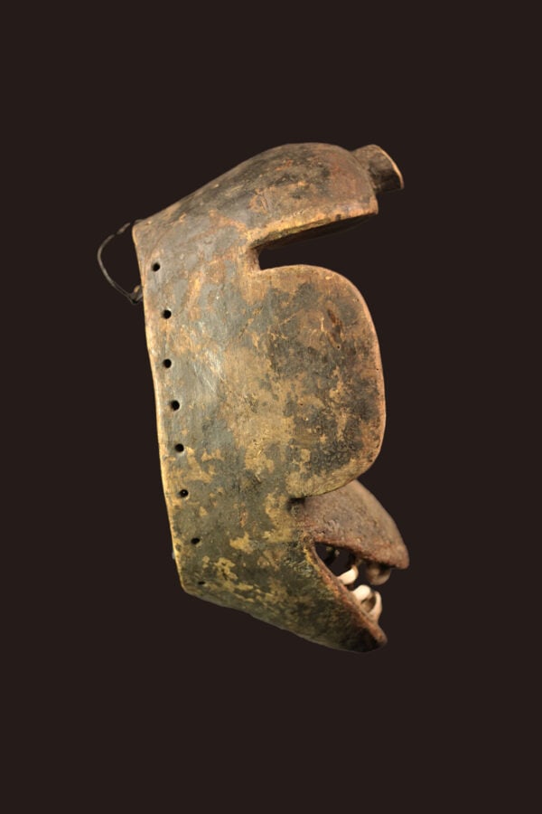 Mask - Wood, Teeth - Guere - Ivory Coast - 3