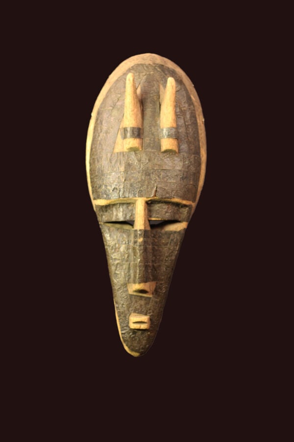 Mask - Wood, Metal - Marka - Mali - 2