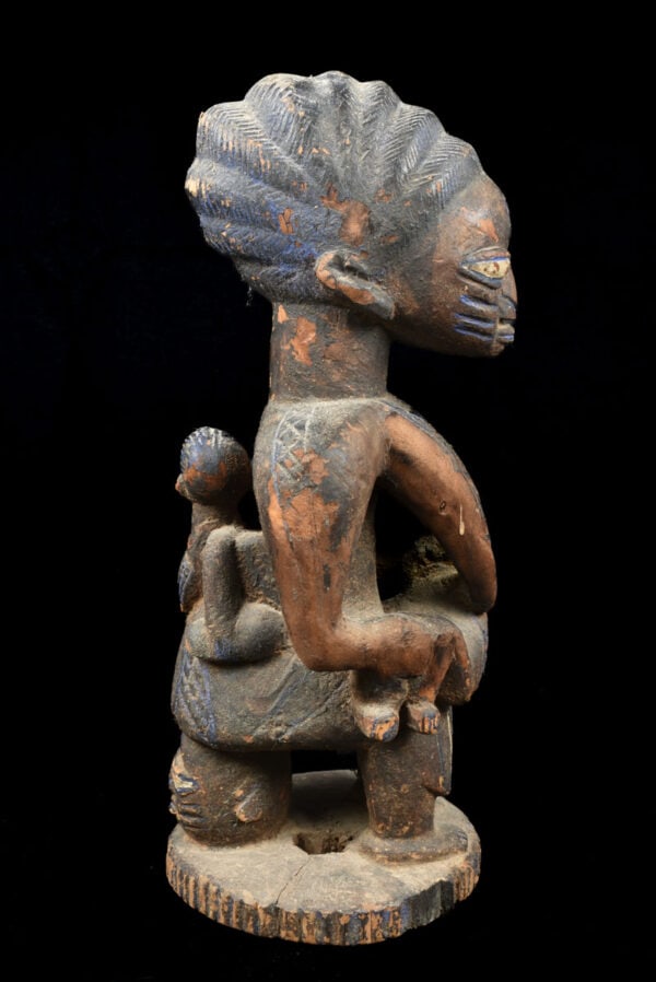 Maternity figure - Wood - Yoruba - Nigeria - 4