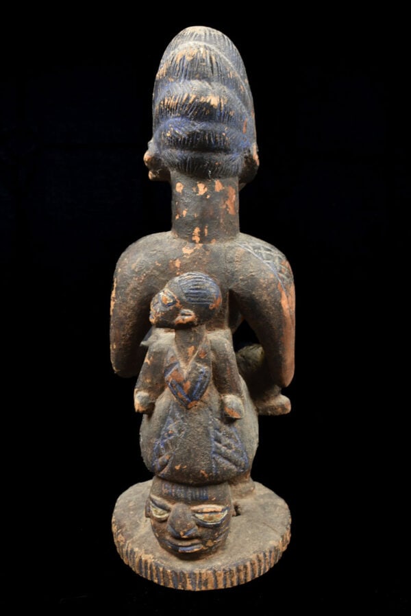 Maternity figure - Wood - Yoruba - Nigeria - 5