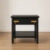 Contemporary Bleached Oak Coffee Table with Single Drawer - 4