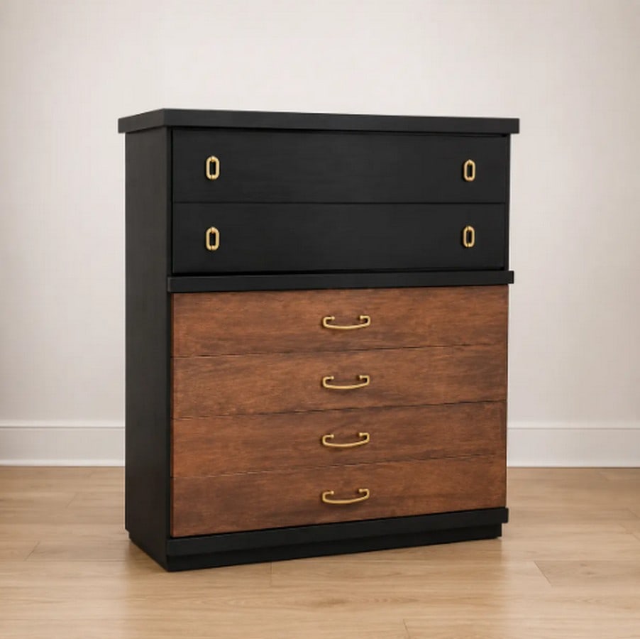 Mid-Century Bassett Furniture Industries Two-Tone Dresser - 2