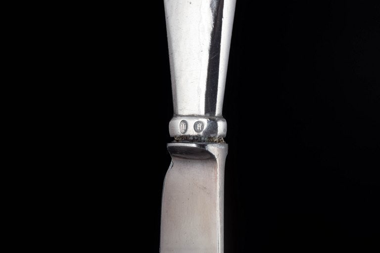 Georg Jensen, Denmark. Fruit knife in stainless steel and sterling silver. Dated 1929. - 4