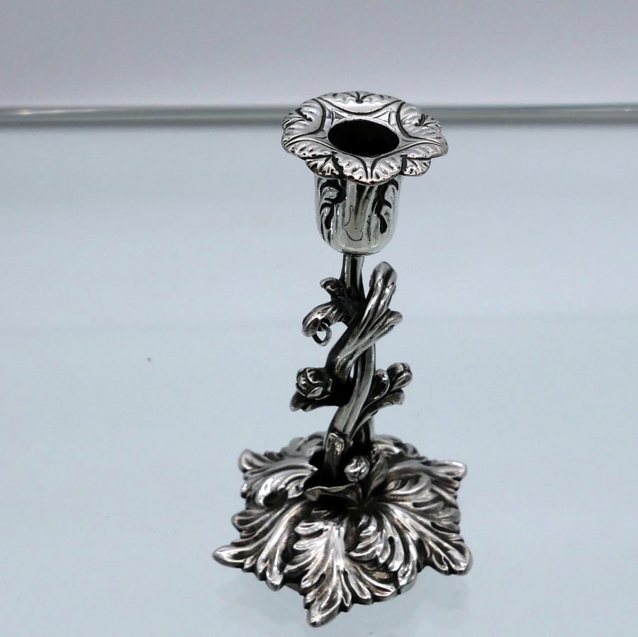 Mid 19th Century Antique Victorian Sterling Silver Inkstand London 1844 Samuel Whitford - 7