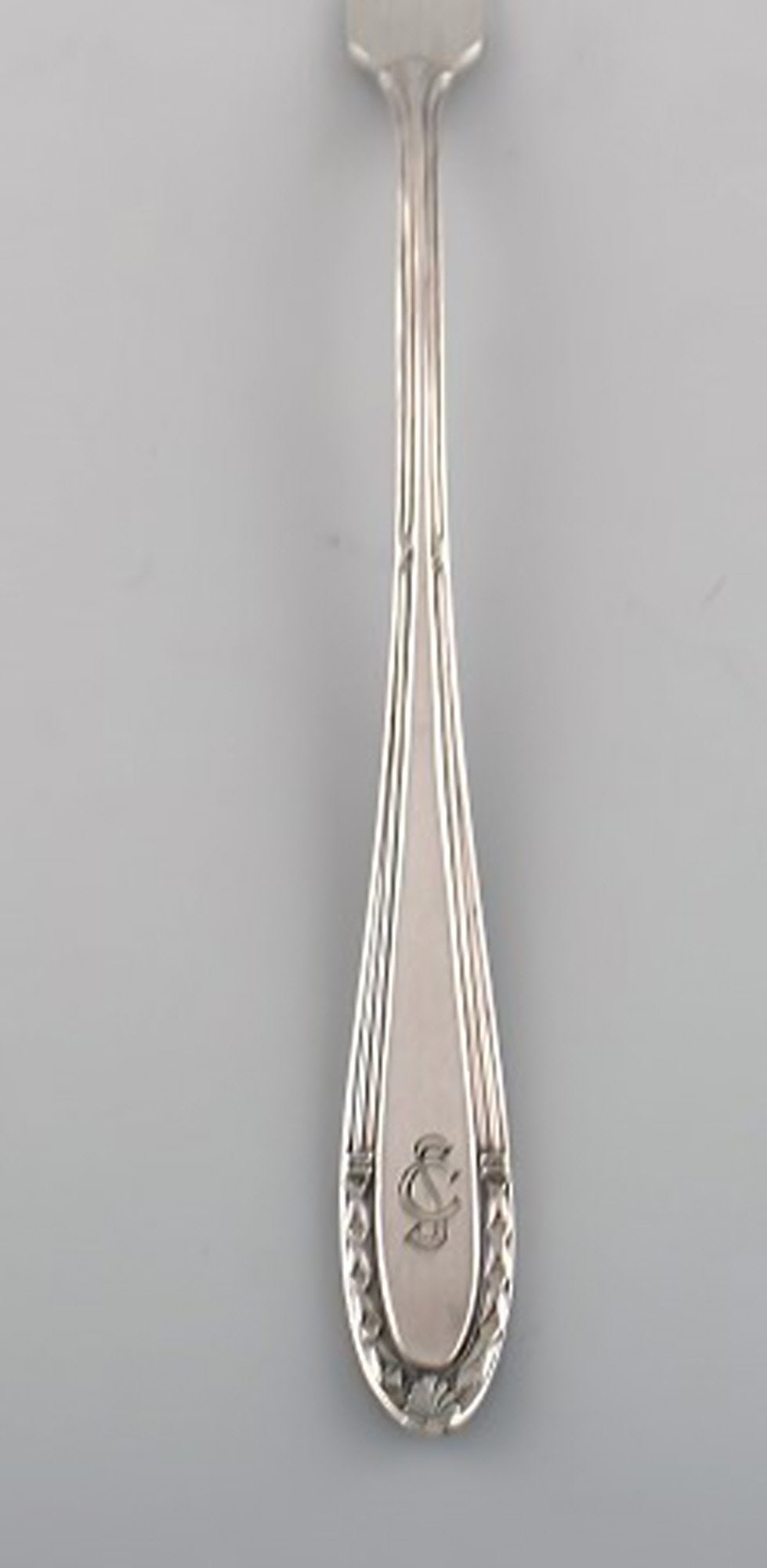 Eight F&K serving parts in plated silver. 1930's. - 5