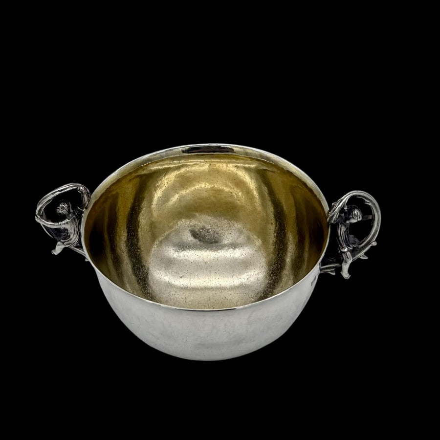 Mid 20th Century Modern Sterling Silver Bon Bon Dish London 1962 Leslie Gorden Durbin - 3