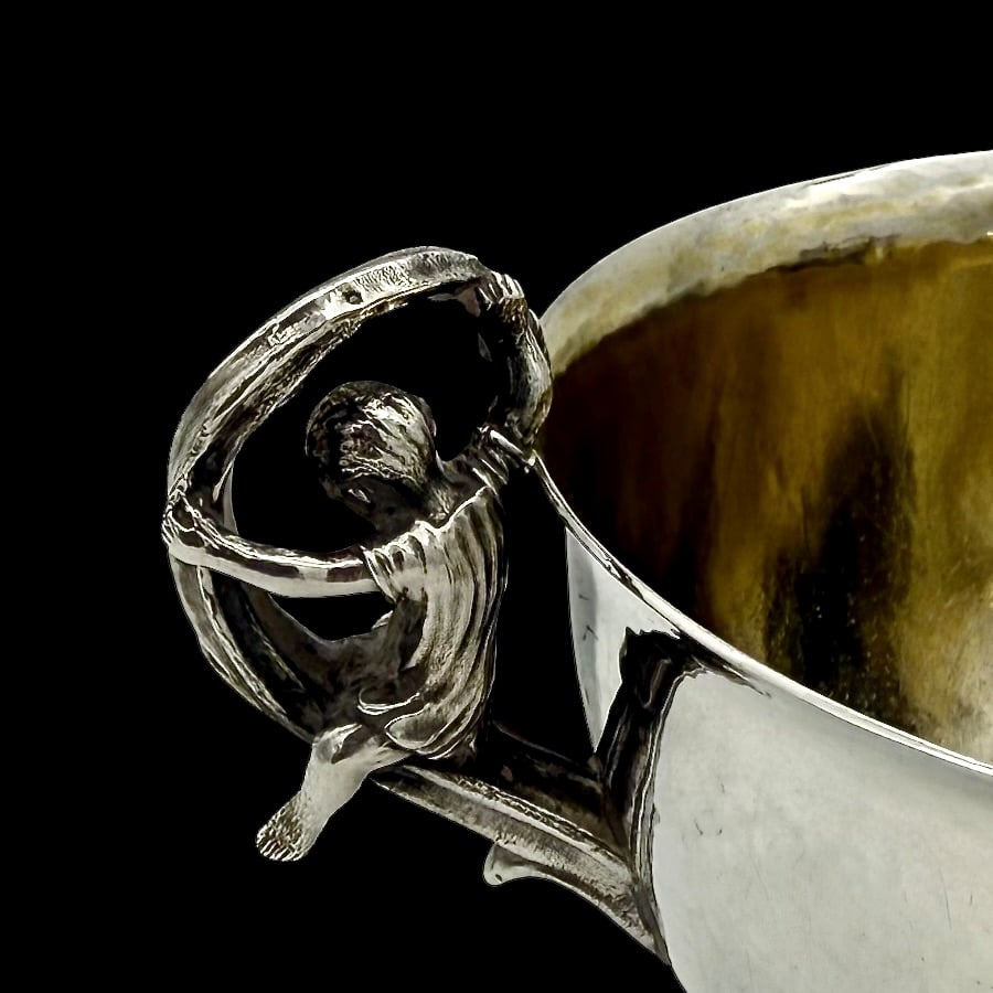 Mid 20th Century Modern Sterling Silver Bon Bon Dish London 1962 Leslie Gorden Durbin - 6