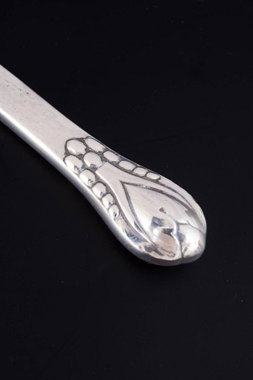 Evald Nielsen, Denmark. Art nouveau bottle opener in 830 silver and stainless steel. Approx. 1920s. - 4