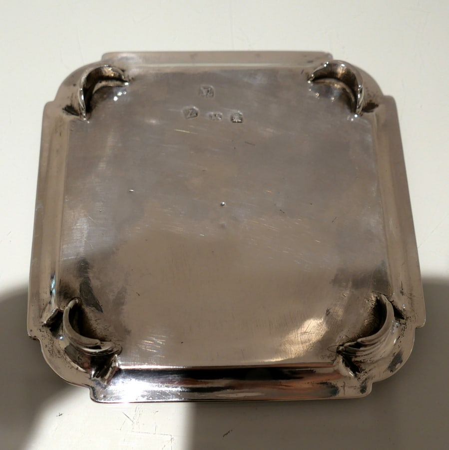 Early 18th Century Antique George II Sterling Silver Salver London 1728 John Tuite - 6