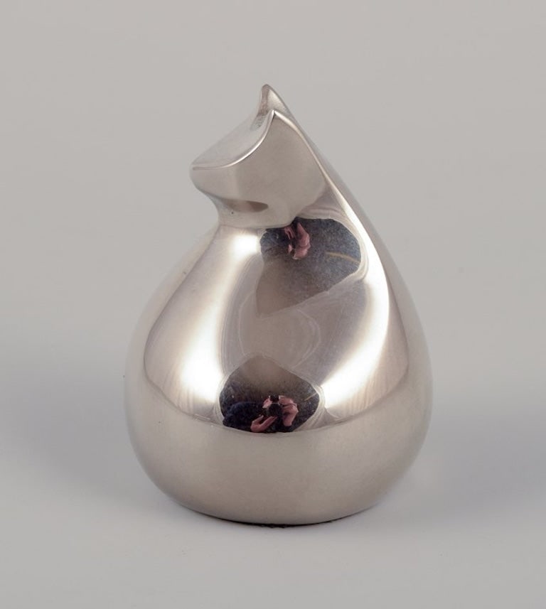 Dansk International Designs Ltd. Small sculpture in plated silver. 1970s. (1 of 5)