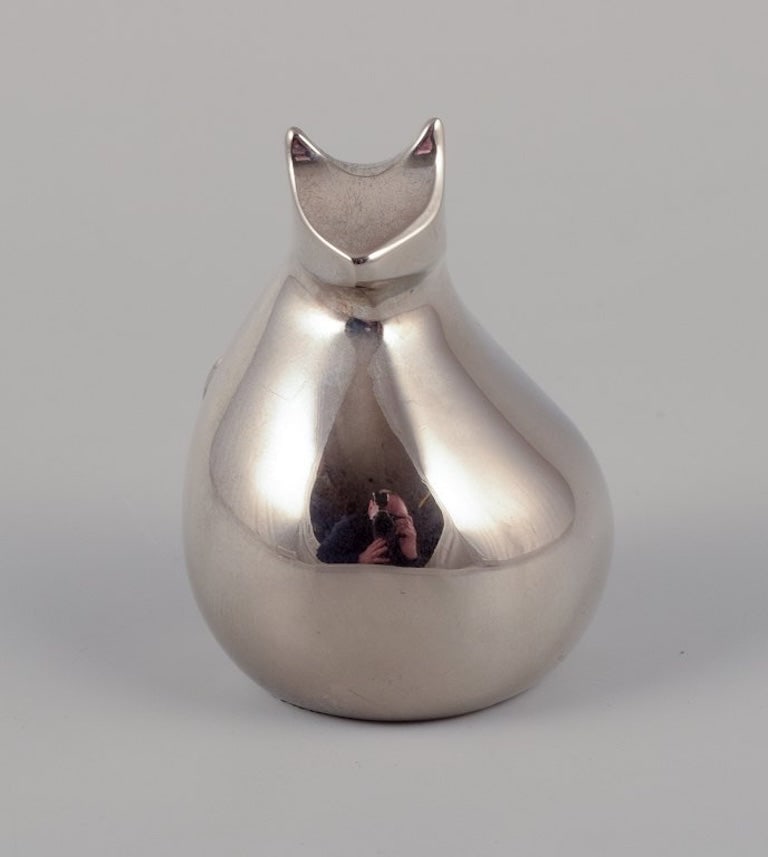 Dansk International Designs Ltd. Small sculpture in plated silver. 1970s. - 2