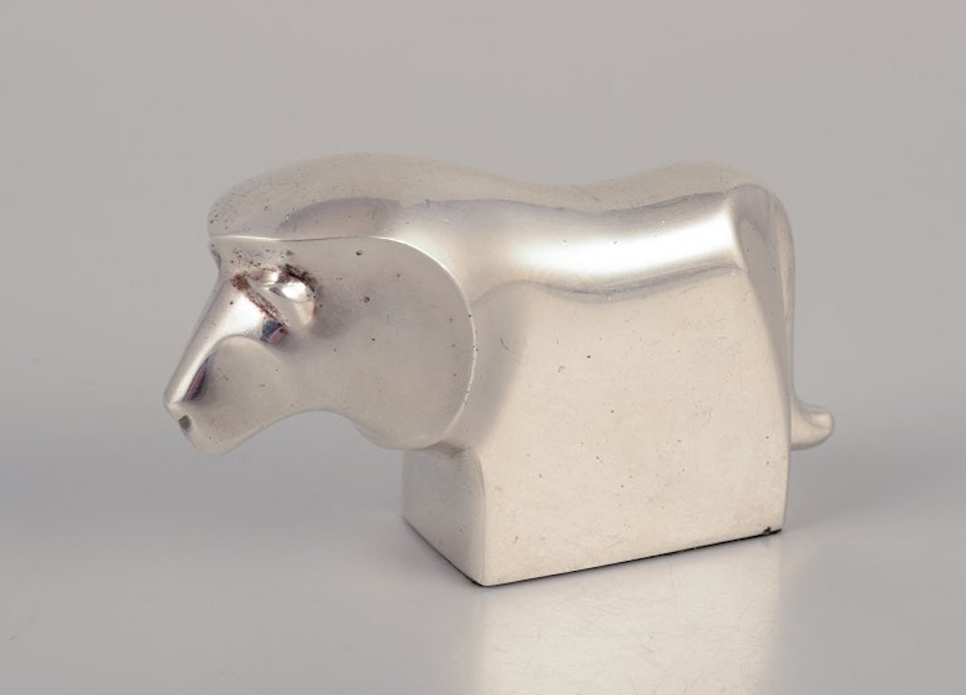 Dansk International Designs Ltd. Small sculpture in plated silver. 1970s. (1 of 7)