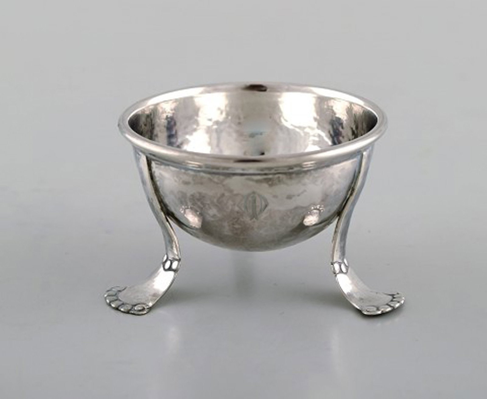 Danish silversmith. Salt vessel in silver (830). Dated 1918. - 2