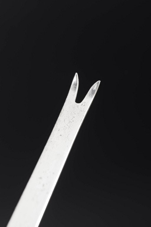 Georg Jensen Acorn, Denmark. Set of two silver lobster forks in the Acorn pattern. After 1944. - 3