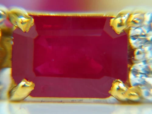 GIA CERTIFIED 18KT 23.46CT NATURAL RUBY DIAMOND BRACELET VIVID - 7