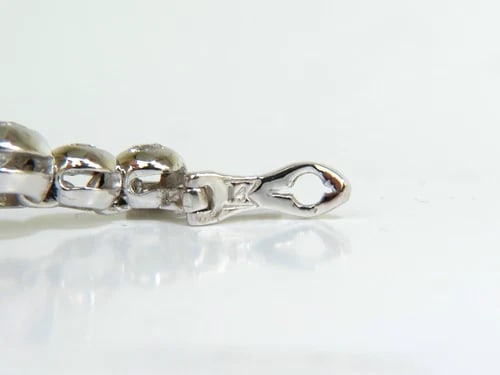 3.65CT NATURAL DIAMONDS TENNIS BRACELET 14KT FLUSH - 7