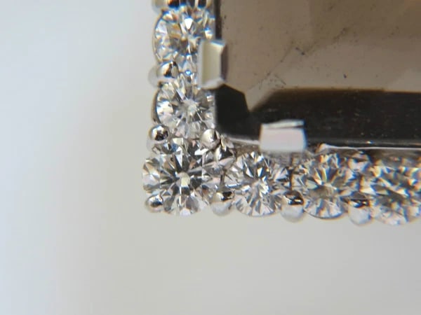 52.34CT NATURAL FANCY BROWN TOPAZ DIAMOND NECKLACE & OMEGA 14KT - 3