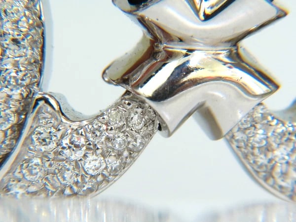 17.20CT NATURAL DIAMONDS LINK BRACELET 14KT F/G VS MODERN DECO 14kt GOLD - 5
