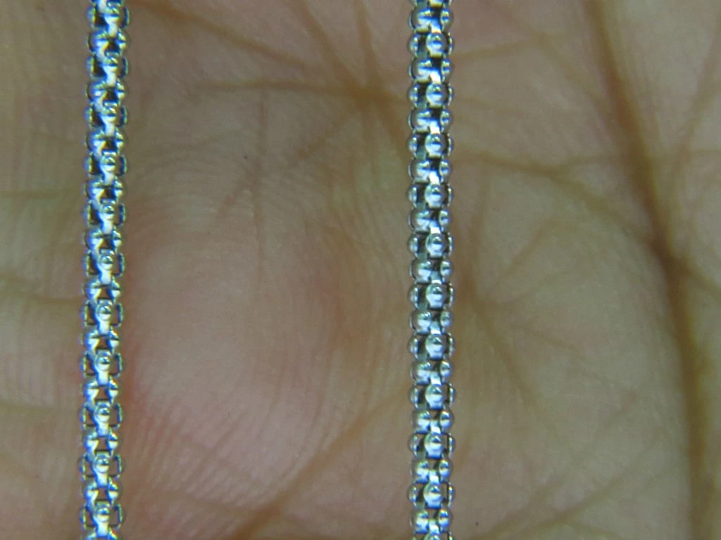 1.10CT DIAMONDS MODERN DECO DIAMOND NECKLACE ITALY+ - 5