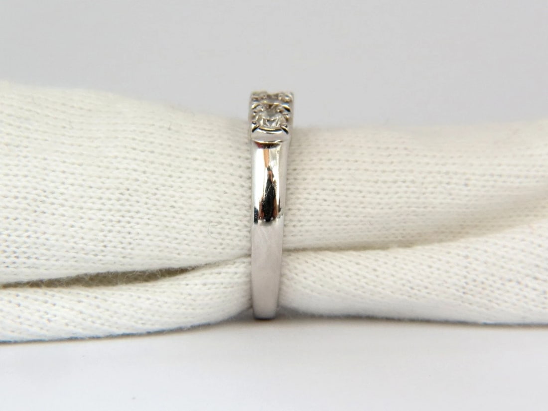.55CT NATURAL DIAMONDS RING CLASSIC BAND 14KT H/VS - 3
