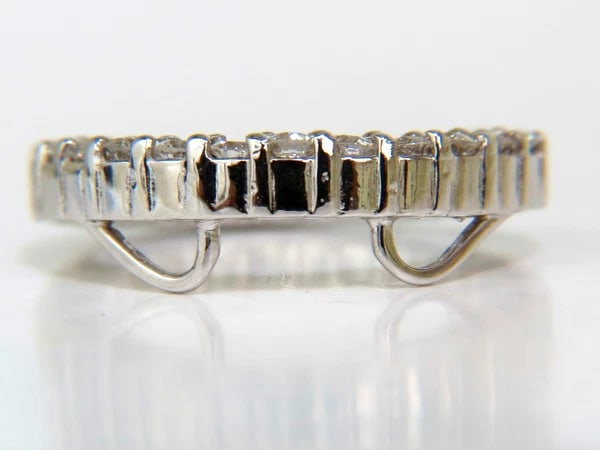 1.00CT DIAMONDS CIRCLE PENDANT FULL CUT G/VS 14KT+ - 6