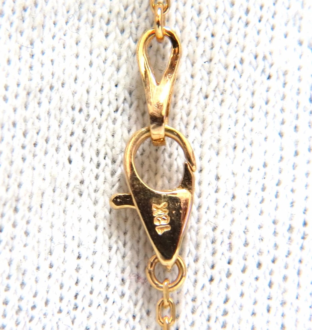 .30ct. Islam Crescent Star Necklace 18kt + - 2