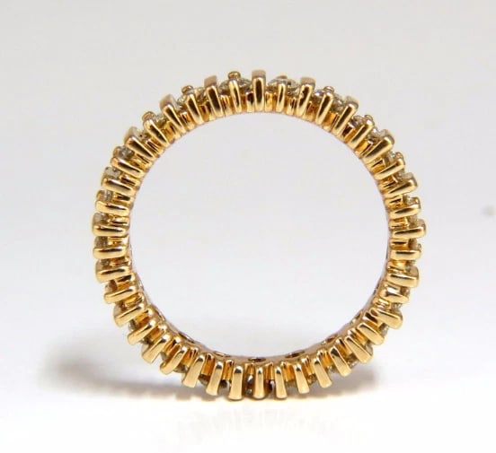 .40ct Natural Round Diamonds Eternity Ring 14kt - 4