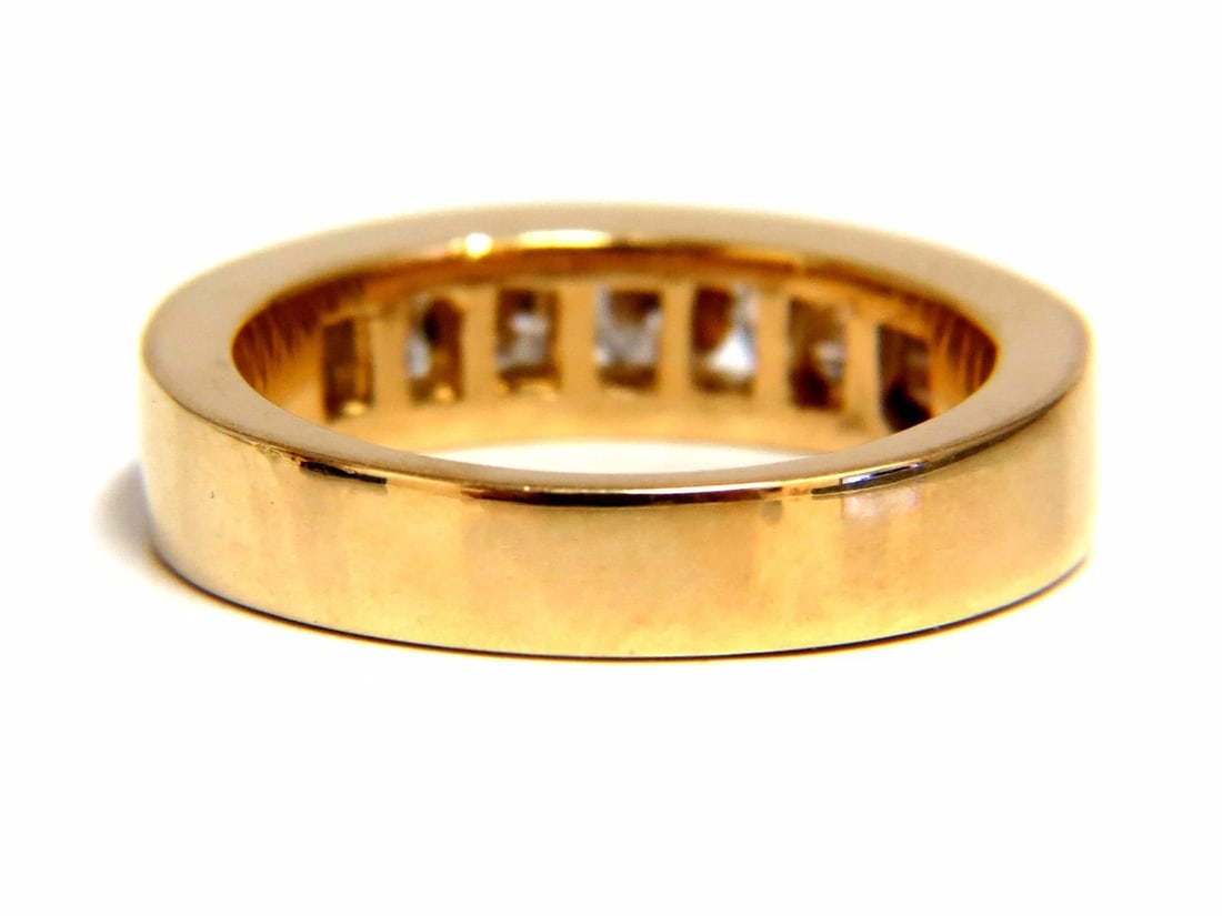 1.30ct natural round diamonds band 14kt gold H/Vs Classic - 4