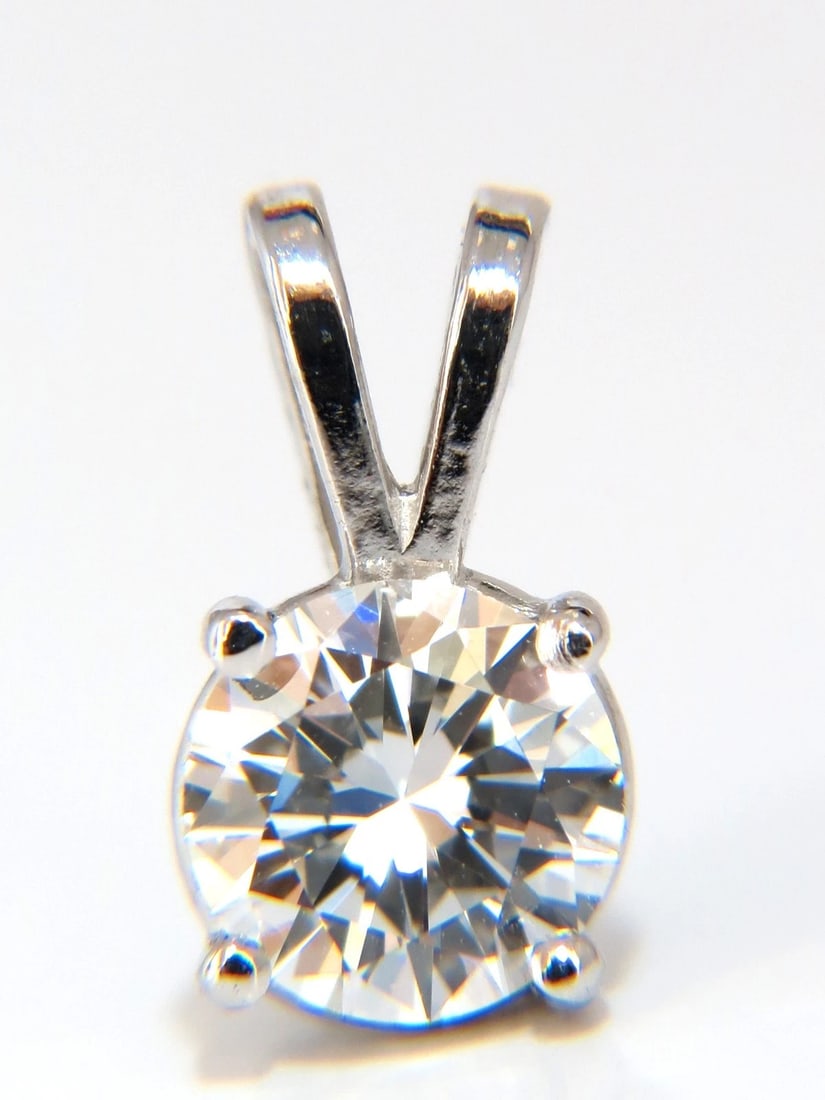 .70CT GIA E/VS1 SOLITAIRE DIAMOND PENDANT 14KT WHITE GOLD + - 3